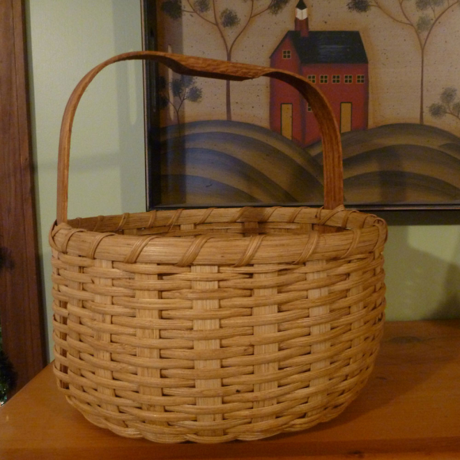 Double Bottom Round Basket