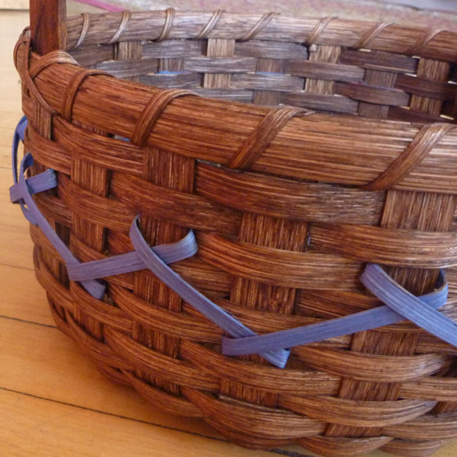 Embroidered Basket