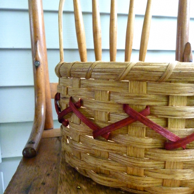 Embroidered Basket