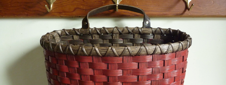 Painted Mail Basket