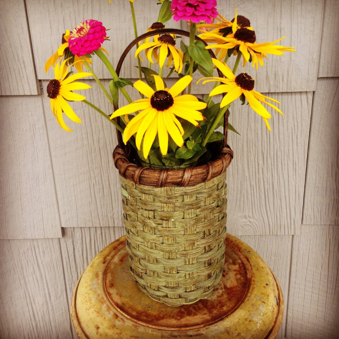 Country Flower Vase Basket